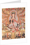 Buddhist banner depicting Dizang and the Six Roads to Rebirth, from Dunhuang by Chinese School