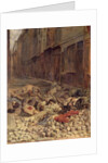Barricade in the Rue de la Mortellerie, June 1848 1849 by Jean-Louis Ernest Meissonier