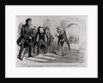 Dumas, Hugo et Balzac seeking their admission to the French Academy by Benjamin Roubaud