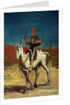 Don Quixote, c.1865-1870 by Honore Daumier