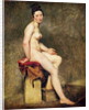 Seated Nude, Mademoiselle Rose by Ferdinand Victor Eugene Delacroix