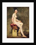 Seated Nude, Mademoiselle Rose by Ferdinand Victor Eugene Delacroix