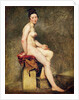 Seated Nude, Mademoiselle Rose by Ferdinand Victor Eugene Delacroix