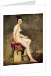 Seated Nude, Mademoiselle Rose by Ferdinand Victor Eugene Delacroix