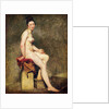 Seated Nude, Mademoiselle Rose by Ferdinand Victor Eugene Delacroix