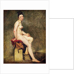 Seated Nude, Mademoiselle Rose by Ferdinand Victor Eugene Delacroix