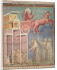 St. Francis Appears to His Companions in a Chariot of Fire, 1296-97 by Giotto
