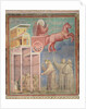 St. Francis Appears to His Companions in a Chariot of Fire, 1296-97 by Giotto
