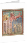 St. Francis Appears to His Companions in a Chariot of Fire, 1296-97 by Giotto