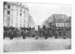 Barricade at the Faubourg Saint-Antoine during the Commune, 18th March 1871 by French School