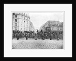 Barricade at the Faubourg Saint-Antoine during the Commune, 18th March 1871 by French School
