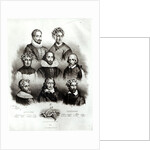 Famous Authors, 1833 by Jacques Francois Gauderique Llanta