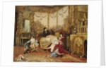 Victorien Sardou and his Family in their Drawing Room at Marly-le-Roi, c.1875 by Auguste de la Brely