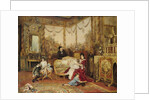 Victorien Sardou and his Family in their Drawing Room at Marly-le-Roi, c.1875 by Auguste de la Brely
