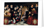 The Artist Painting, Surrounded by his Family, 1584 by Otto van Veen