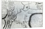 Field Plan for the Battle of Arques by French School