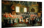 Bed of Justice Held in the Parliament at the Majority of Louis XV, 22nd February 1723 by Nicolas Lancret