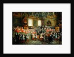 Bed of Justice Held in the Parliament at the Majority of Louis XV, 22nd February 1723 by Nicolas Lancret