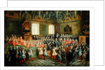 Bed of Justice Held in the Parliament at the Majority of Louis XV, 22nd February 1723 by Nicolas Lancret