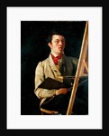 Self Portrait, Sitting next to an Easel, 1825 by Jean Baptiste Camille Corot