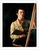 Self Portrait, Sitting next to an Easel, 1825 by Jean Baptiste Camille Corot