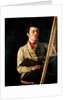 Self Portrait, Sitting next to an Easel, 1825 by Jean Baptiste Camille Corot