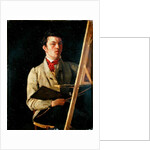 Self Portrait, Sitting next to an Easel, 1825 by Jean Baptiste Camille Corot