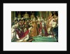 The consecration of the Emperor Napoleon I and Coronation of the Empress Josephine, 1806 by Jacques Louis David