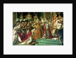 The consecration of the Emperor Napoleon I and Coronation of the Empress Josephine, 1806 by Jacques Louis David