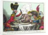 The Plum Pudding in Danger, 1805 by James Gillray