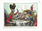 The Plum Pudding in Danger, 1805 by James Gillray