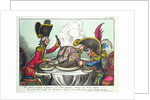 The Plum Pudding in Danger, 1805 by James Gillray