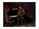 Oliver Cromwell Opening the Coffin of Charles I 1831 by Hippolyte Delaroche