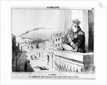 The King Continuing to Reign with Order Over his Two States, Naples by Honore Daumier