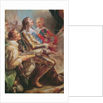 Louis XIII dedicating the Church of Notre-Dame-des-Victoires to the Virgin in 1629 by Carle van Loo