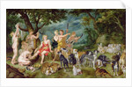 Diana and her Nymphs Preparing to Leave for the Hunt by Jan the Elder Brueghel
