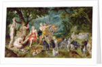 Diana and her Nymphs Preparing to Leave for the Hunt by Jan the Elder Brueghel