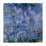 Waterlilies and Reflections of a Willow Tree, 1916-19 by Claude Monet