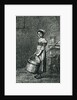 Cosette Carrying a Bucket by Gustave Brion