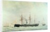 The French Battleship, 'La Gloire', 1880 by Francois Geoffroy Roux