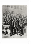 Emperor Louis Napoleon Bonaparte III Shaking Hands with General Petit by French School