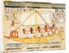 Boatmen on the Nile by Egyptian 18th Dynasty