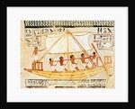 Boatmen on the Nile by Egyptian 18th Dynasty