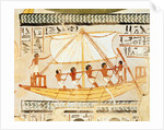 Boatmen on the Nile by Egyptian 18th Dynasty