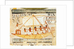 Boatmen on the Nile by Egyptian 18th Dynasty