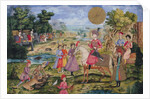 Royal Hunt, from Isfahan, Iran by Islamic School