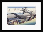The Teahouse at the Spring, Otsu by Ando or Utagawa Hiroshige