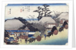The Teahouse at the Spring, Otsu by Ando or Utagawa Hiroshige