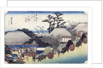 The Teahouse at the Spring, Otsu by Ando or Utagawa Hiroshige