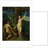 Adam and Eve by Hans I or Johann Rottenhammer